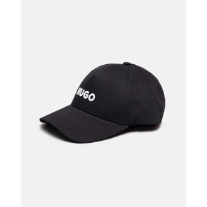 Hugo Boss Jude Mens Cotton-Twill Cap With 3D Embroidered Logo  - Black 001 - One Size - male