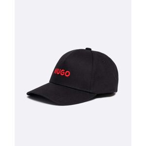 Hugo Boss Jude Mens Cotton-Twill Cap With 3D Embroidered Logo  - Black 002 - One Size - male