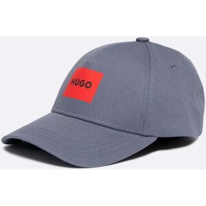 Hugo Boss Jude Mens Cotton-Twill Woven Cap with Logo Print   - Open Blue 462 - One Size - male