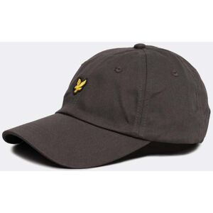 Lyle &amp; Scott Mens Cotton Baseball Cap  - W635 Gunmetal - One Size - male