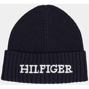 Tommy Hilfiger Monotype Mens Beanie  - Space Blue - One Size - male