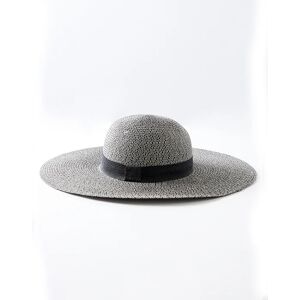 Damart Straw Hat Black & White female