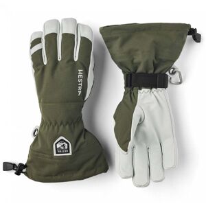 Hestra Army Leather Heli Ski Glove / Olive / 8 - Size: 8