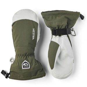 Hestra Army Leather Heli Ski Mitt / Olive / 8  - Size: 8