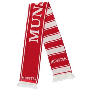 Official Munster Rugby Scarf Red/White Mens unisex