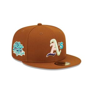 newera Oakland Athletics Vintage Floral 59FIFTY Cap - Brown - Size: 7 3/8 - male