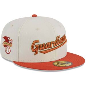 newera Cleveland Guardians Repreve Chrome White 59FIFTY Fitted Cap - White - Size: 7 5/8 - male