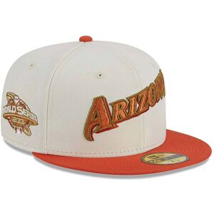 newera Arizona Diamondbacks Repreve Chrome White 59FIFTY Fitted Cap - White - Size: 8 - male