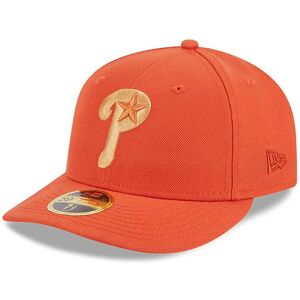 newera Philadelphia Phillies Repreve Orange Low Profile 59FIFTY Fitted Cap - Orange - Size: 8 - male