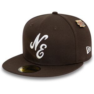 newera New Era Retro Dark Brown 59FIFTY Fitted Cap - Brown - Size: 7 5/8 - male