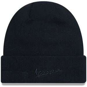 newera Vespa Black Cuff Knit Beanie Hat - Black - Size: Osfm - male