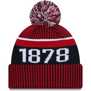 newera Manchester United FC Red Bobble Knit Beanie Hat - Red - Size: Osfm - male