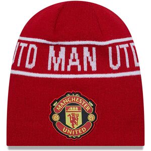 newera Manchester United FC Red Cuff Knit Beanie Hat - Red - Size: Osfm - male