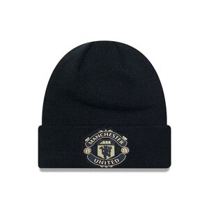 newera Manchester United FC Black Cuff Knit Beanie Hat - Black - Size: Osfm - male