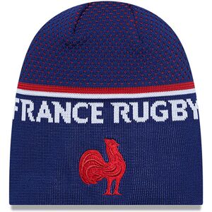 newera French Federation Of Rugby Navy Cuff Knit Beanie Hat - Blue - Size: Osfm - male