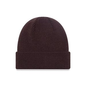newera New Era Wool Brown Cuff Knit Beanie Hat - Brown - Size: Osfm - male