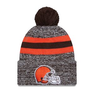 newera Cleveland Browns NFL Sideline 2023 Brown Bobble Knit Hat - Brown - Size: Osfm - male
