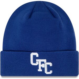 newera Chelsea FC Collegiate Wordmark Blue Cuff Knit Beanie Hat - Blue - Size: Osfm - male