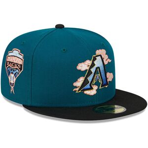 newera Arizona Diamondbacks Cloud Spiral Dark Green 59FIFTY Fitted Cap - Green - Size: 7 1/2 - male