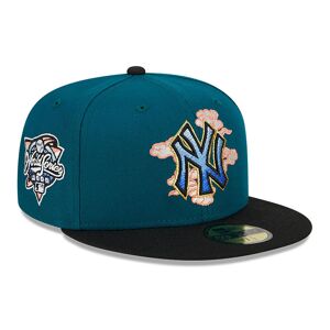 newera New York Yankees Cloud Spiral Dark Green 59FIFTY Fitted Cap - Green - Size: 8 - male