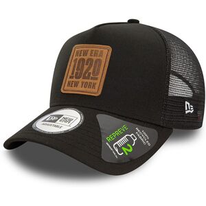 newera New Era Repreve Black A-Frame Trucker Cap - Black - Size: Osfm - male