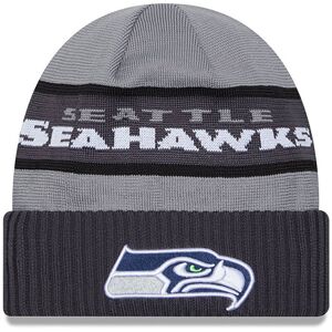 newera Seattle Seahawks NFL 2023 Sideline Grey Cuff Knit Beanie Hat - Grey - Size: Osfm - male