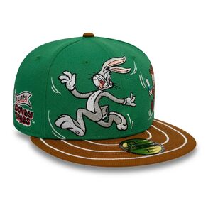 warnerbros Multi Character Team Looney Tunes Green 59FIFTY Fitted Cap - Green - Size: 7 1/8 - male