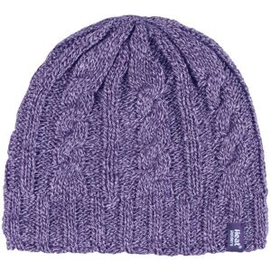 1 Pack Purple 4.7 Tog Heatweaver Yarn Hat Ladies One Size - Heat Holders  - Purple - Size: One Size