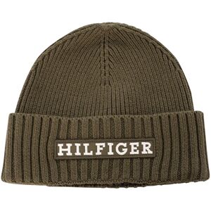 Tommy Hilfiger Monotype Beanie  - Army Green - Male - Size: One Size