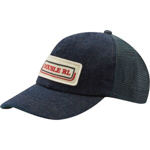 RRL by Ralph Lauren Logo-Patch Denim Trucker Cap - Indigo  - Size: One Size