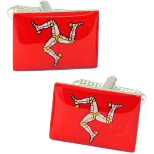 Isle of Man Flag Novelty Cufflinks