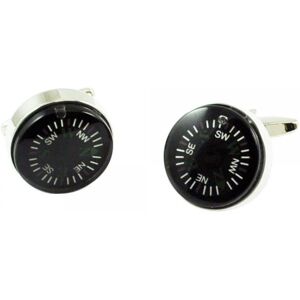 Real Working Compass Novelty Cufflinks