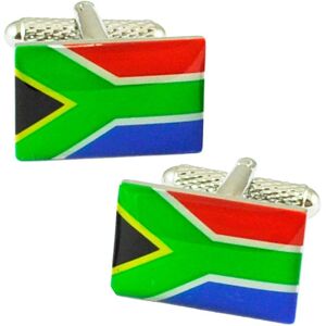 South Africa Flag Novelty Cufflinks