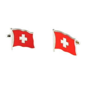 Switzerland Flag Cufflinks