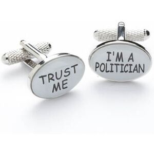 Trust Me I&apos;m A Politician Novelty Cufflinks