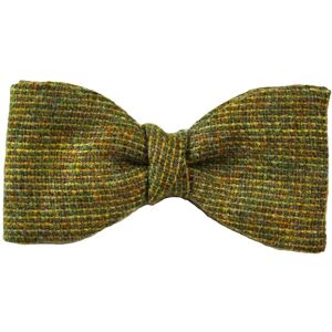 Van Buck Green Check 100% Wool Bow Tie