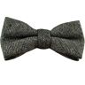 Light Grey Herringbone Wool Men&apos;s Bow Tie