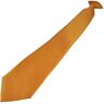 Plain Copper Clip On Tie