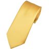 Plain Gold 6cm Skinny Tie