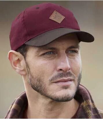 Atlas for Men Men's Burgundy Cap - Wild Park  - BURGUNDY - Size: One Size