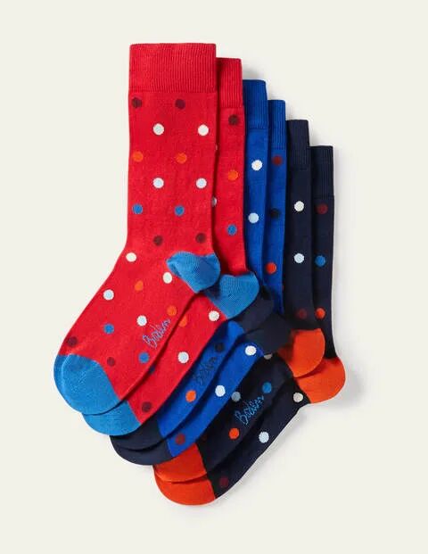 Boden Favourite Socks Signature Spot Pack Men Boden  Size: ONE