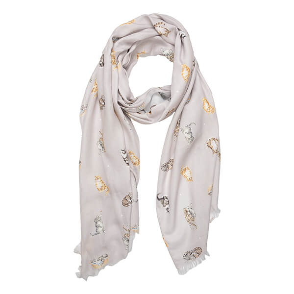 Wrendale Designs 'Feline Friends' Cat Scarf