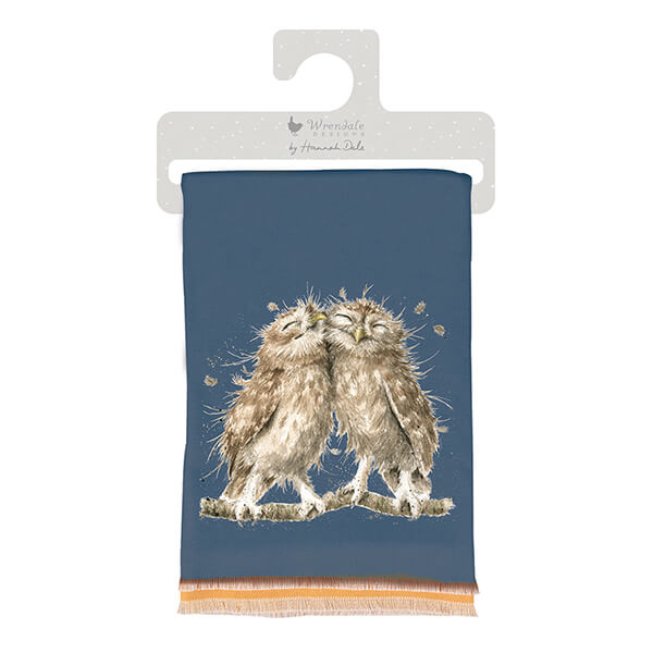 Wrendale Designs 'Birds Of A Feather Owl Winter Scarf