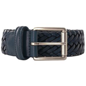 Anderson&#039;s Belts Anderson Woven Leather Belt   Blue    A1097-B5-
