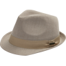 Biltmore Men's Plaid Fedora Khaki - Size: XL - Khaki - male