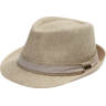 Biltmore Men's Textured Fedora Tan - Size: Large - Tan - male