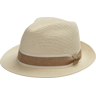 Biltmore Men's Linen Fedora Ivory - Size: Medium - Ivory - male