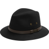 Biltmore Men's Rain Safari Fedora Blk Rain Safari - Size: Medium - Blk Rain Safari - male