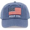 POLO RALPH LAUREN baseball cap in twill with embroidered flag  - Blue - female - Size: One Size