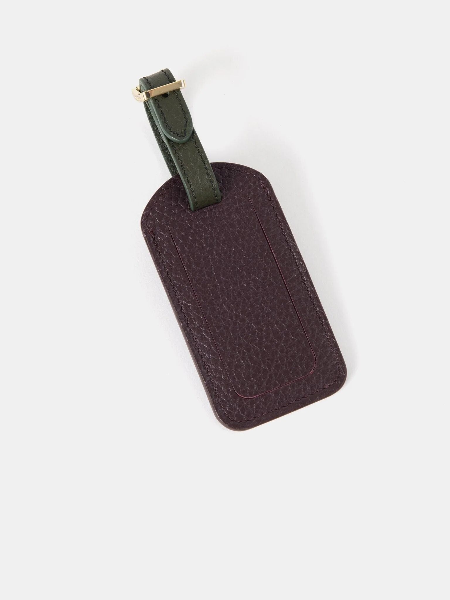 The Cambridge Satchel Company The Luggage Tag Bordeaux Calf Grain Ivy Calf Grain Unisex